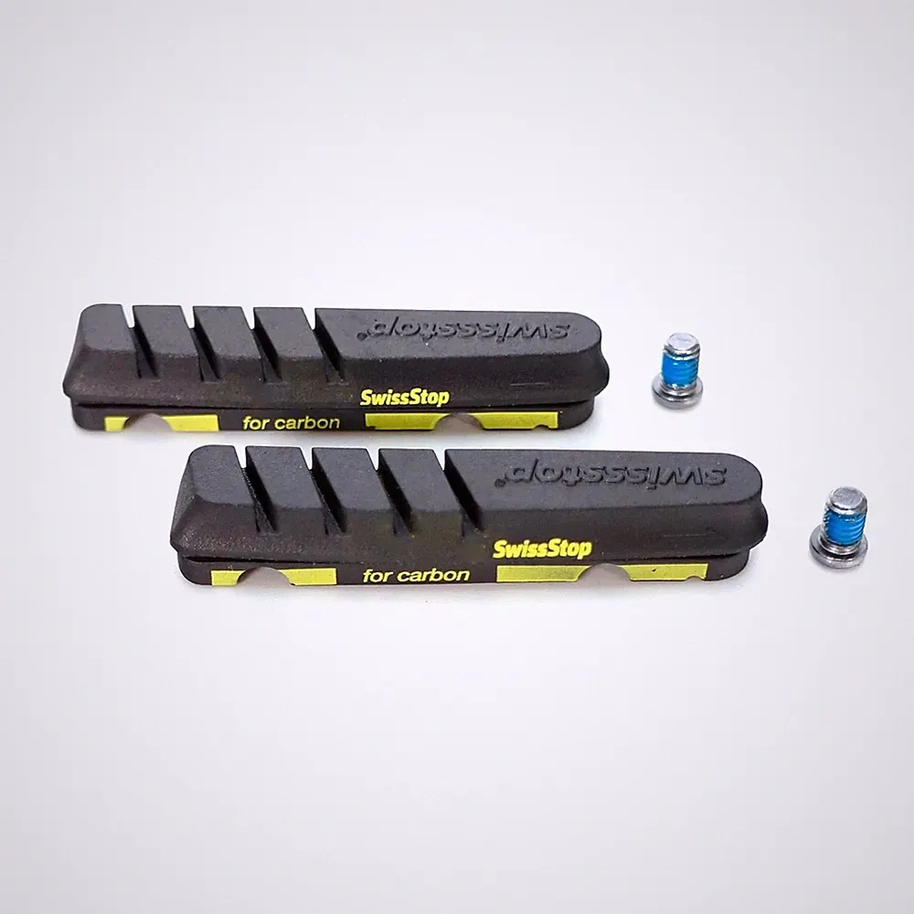 2 - 4pcs SwissStop Flash Evo Black Prince Carbon Rim Brake Pads fit Shimano Sram