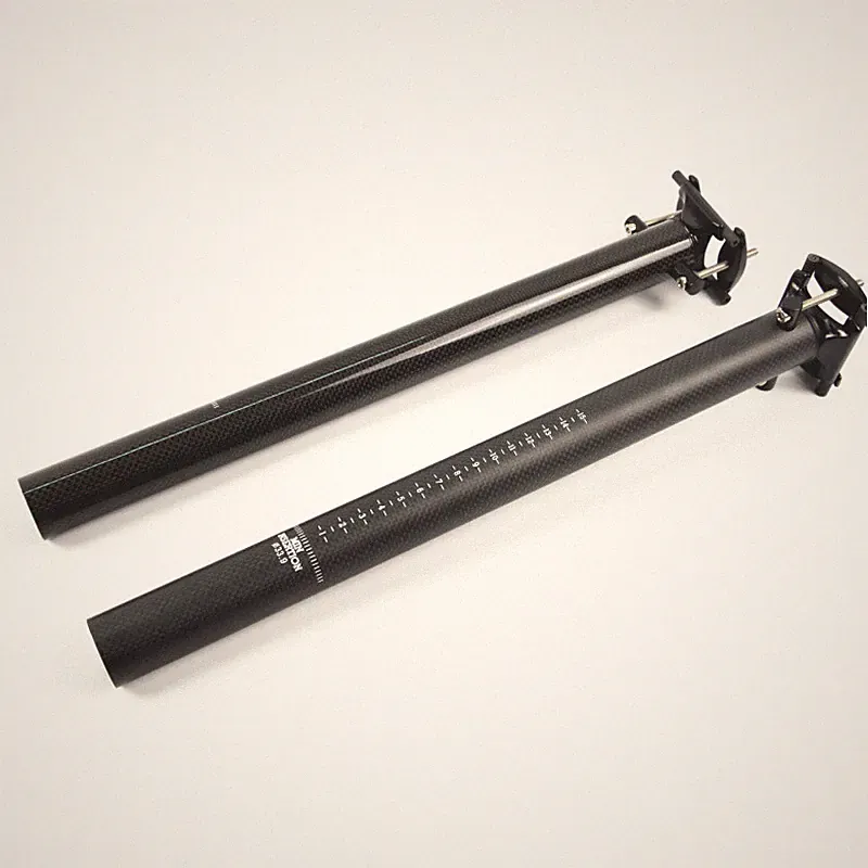 33.9/34.9mm Carbon Fiber Bicycle Seatpost Folding Bike Saddle Tube Seat Post
