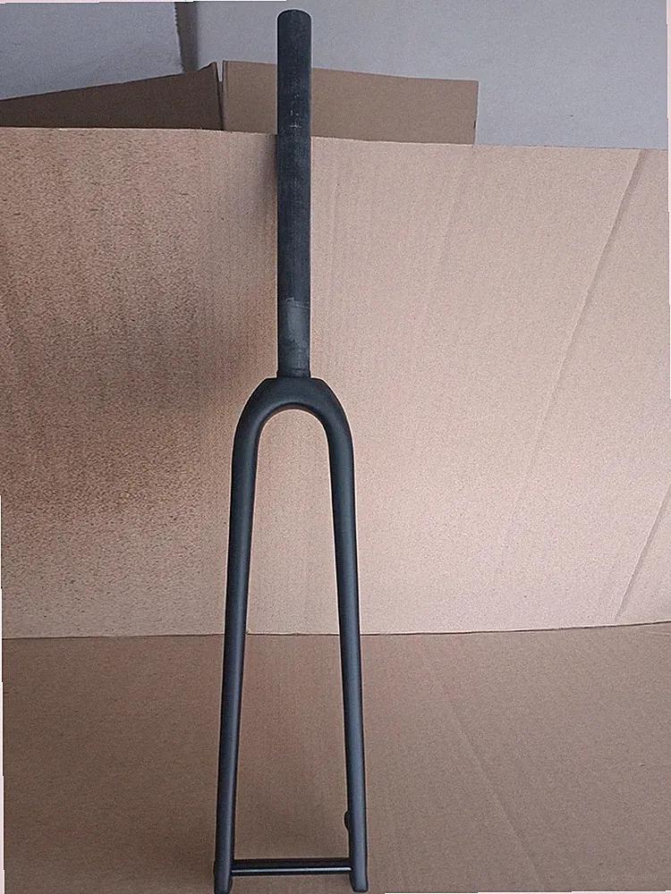 700C 1 1/8 in carbon bicycle road bike gravel fork disc 12mm Thru axle - matte