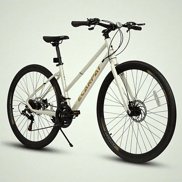 700C Commuter Bike 21-Speed, Disc Brakes Wide Tires, Men Women​