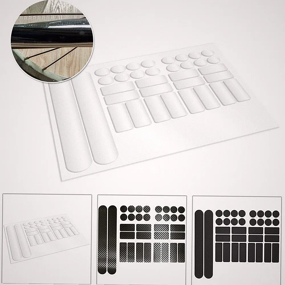 AU Bicycle Bike Sticker Frame Protection Carbon Film Mountain Bike Chain Sticker