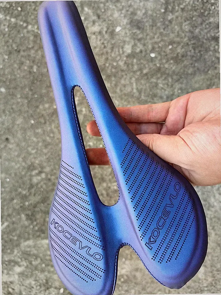 Bicycle Comfort Saddles Carbon EVA Leather Racing MTB Road Bike Seat 270*143mm