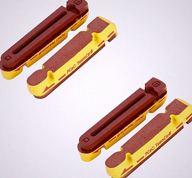 Carbon Rim Brake Pads, Cork and Carbon Compound, Compatible with Shimano All...