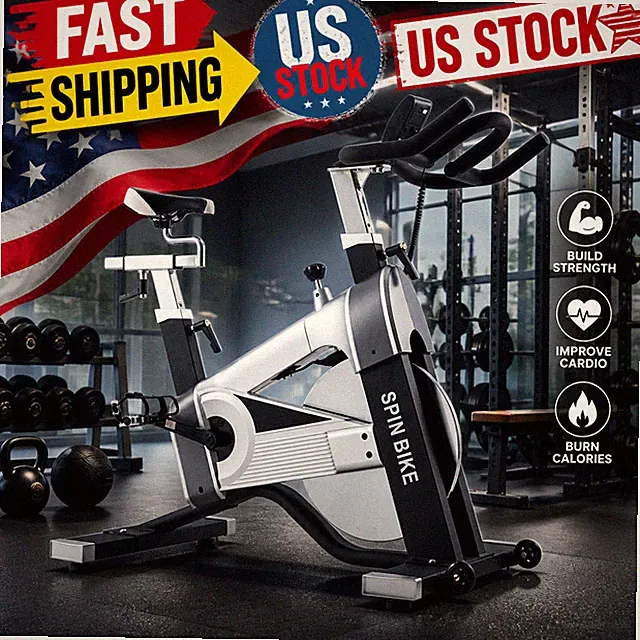 Commercial Magnetic Exercise Bike, Stationary Indoor Cycling Bike for Home