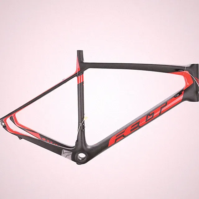 Felt Z1 Road Bike Frame BB30 Rim Brake Matte Black Gloss Red Bare Frame NOS 54cm