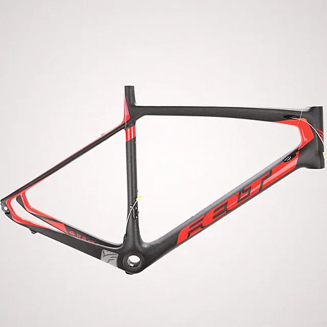 Felt Z1 Road Bike Frame BB30 Rim Brake Matte Black Gloss Red Bare Frame NOS 58cm