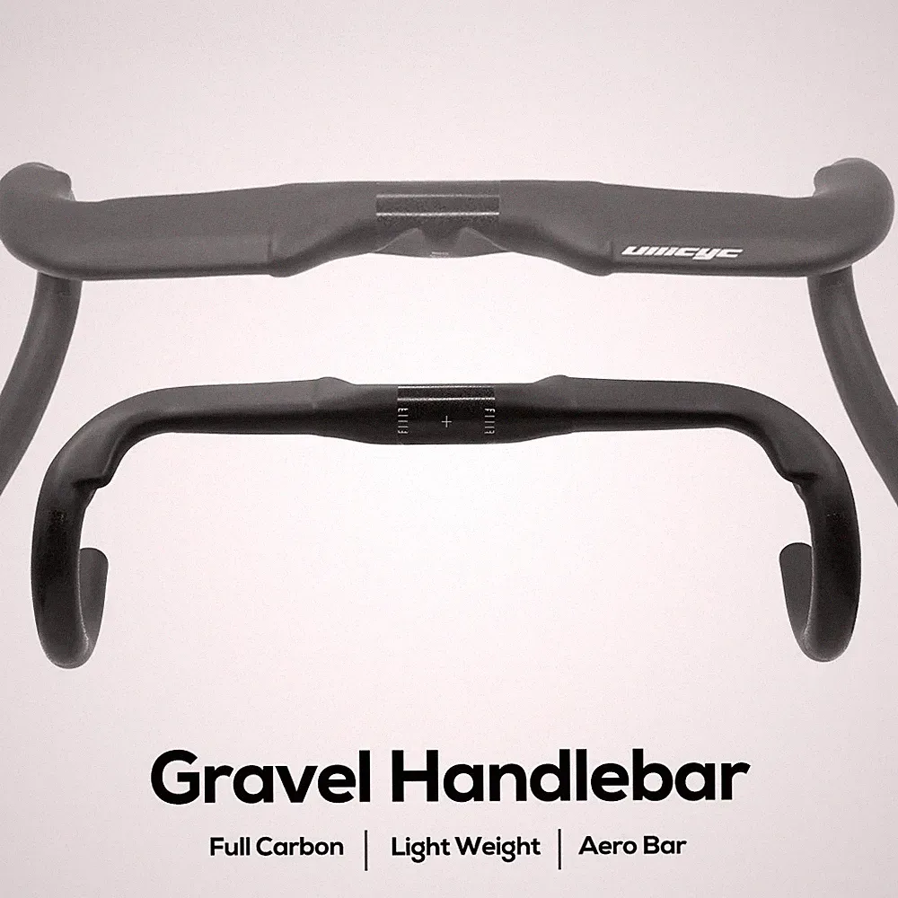 Full Carbon Fiber Cyclocross Road Bicycle Handlebar Black Matt 340/360/380mm