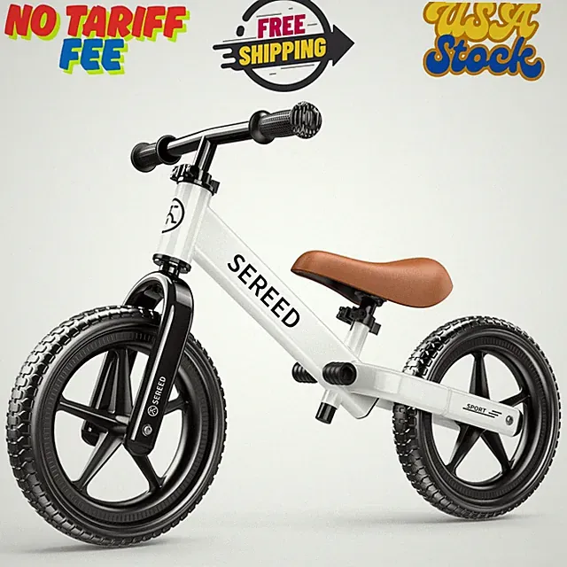 Toddler Balance Bike for 2-5 Years Old, No Pedal, Customizable, Gift Idea