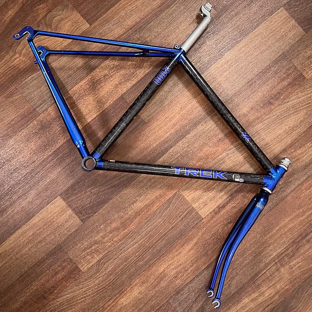 TREK 2100 ZX Carbon Fiber/Alloy Road Bike Frame Set 700c Size 46cm