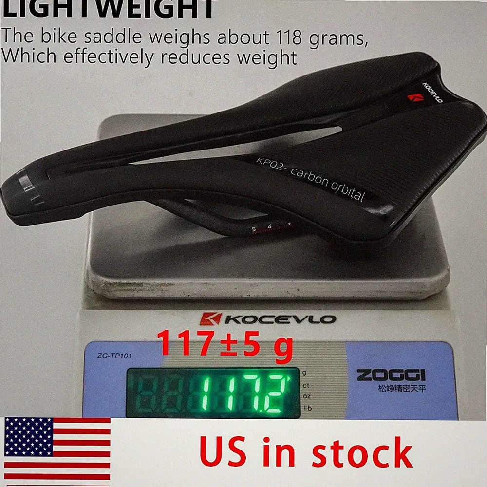 ultralight MTB road gravel bike bicycle carbon railed short nose saddle 117g